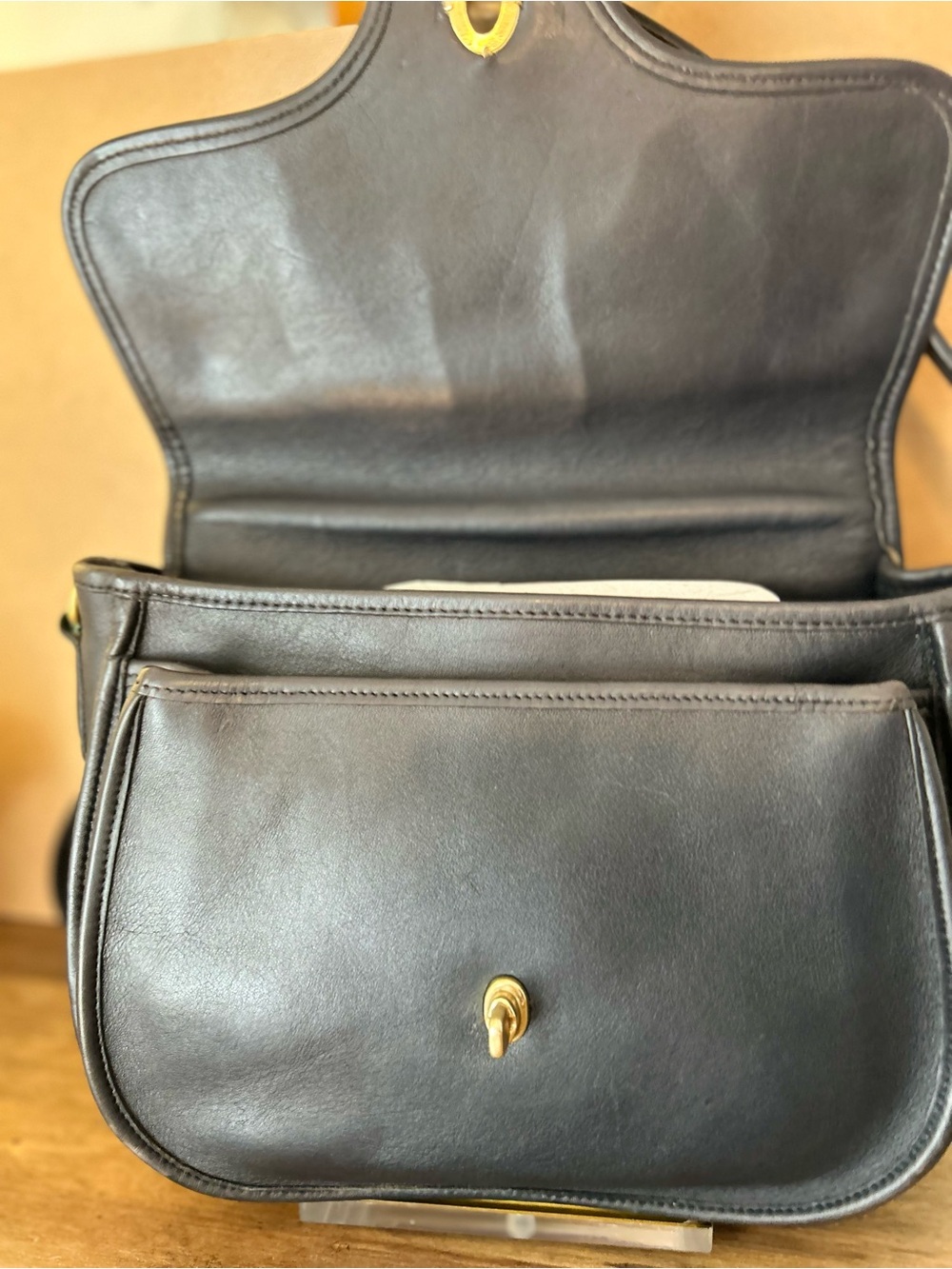 💙 VINTAGE COACH LENOX | NAVY GLOVE-TANNED LEATHER 💙 - Picture 10 of 16